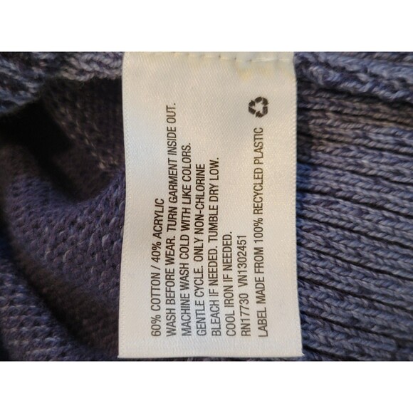 Cat & Jack Blue Textured Pullover Knit Sweater Two Tone Blue NWT 18 mos - Picture 4 of 4